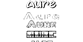 Coloriage Aure