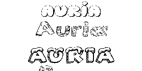 Coloriage Auria