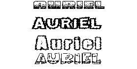 Coloriage Auriel