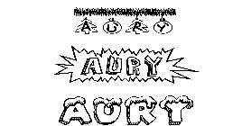 Coloriage Aury