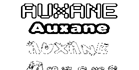 Coloriage Auxane