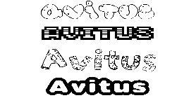 Coloriage Avitus