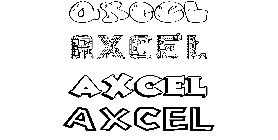 Coloriage Axcel