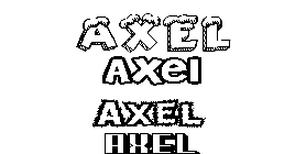 Coloriage Axel