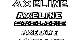 Coloriage Axeline