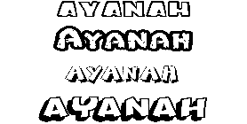 Coloriage Ayanah