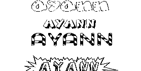 Coloriage Ayann