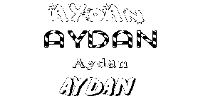 Coloriage Aydan