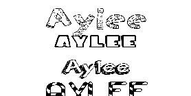Coloriage Aylee