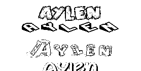 Coloriage Aylen