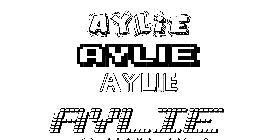 Coloriage Aylie