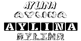 Coloriage Aylina