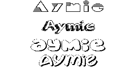 Coloriage Aymie