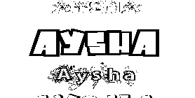Coloriage Aysha