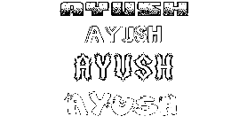 Coloriage Ayush