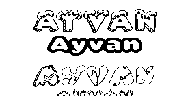 Coloriage Ayvan