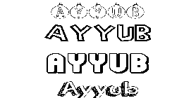 Coloriage Ayyub