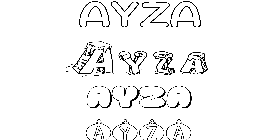 Coloriage Ayza