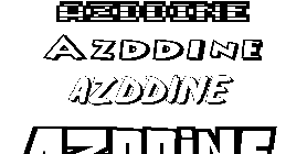 Coloriage Azddine
