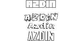 Coloriage Azdin
