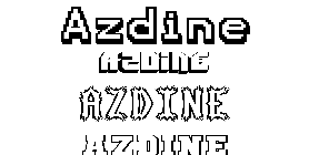 Coloriage Azdine