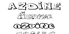 Coloriage Azdine