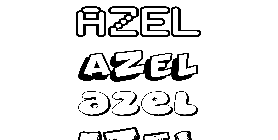 Coloriage Azel