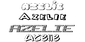 Coloriage Azelie