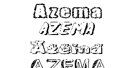 Coloriage Azema