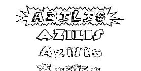 Coloriage Azilis