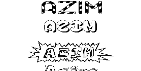 Coloriage Azim