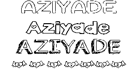 Coloriage Aziyade