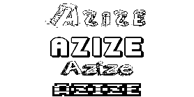 Coloriage Azize