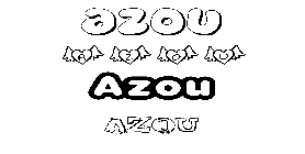 Coloriage Azou