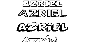 Coloriage Azriel
