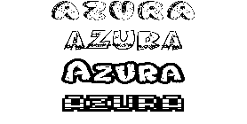 Coloriage Azura