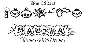 Coloriage Badiha