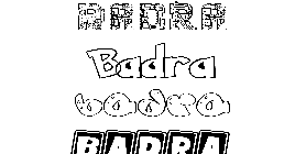 Coloriage Badra