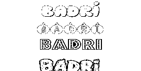 Coloriage Badri