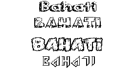 Coloriage Bahati