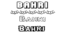 Coloriage Bahri