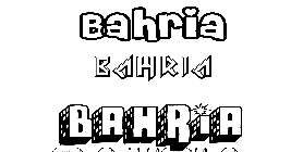 Coloriage Bahria