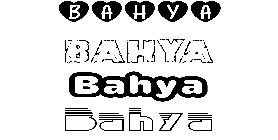 Coloriage Bahya