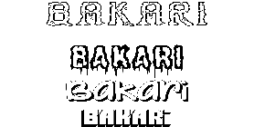 Coloriage Bakari