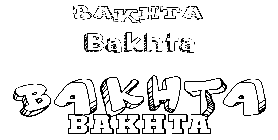 Coloriage Bakhta