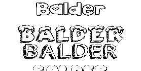 Coloriage Balder