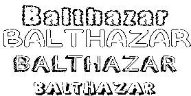 Coloriage Balthazar