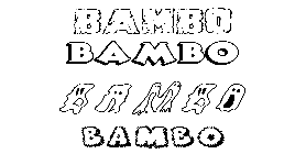 Coloriage Bambo