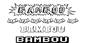 Coloriage Bambou