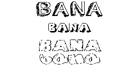 Coloriage Bana